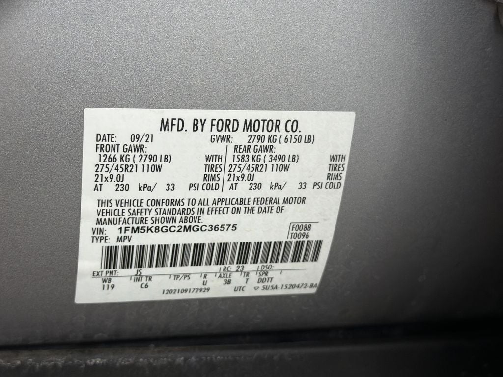 2021 Ford Explorer ST
