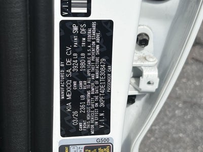 2026 Kia K4 Base