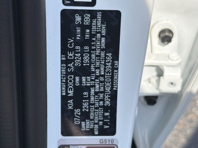 2026 Kia K4 EX