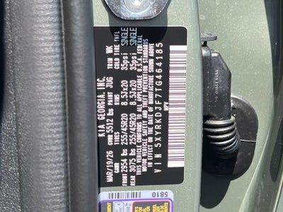 2026 Kia Sorento X-Line SX Prestige