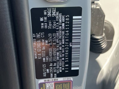 2026 Kia Sorento X-Line SX