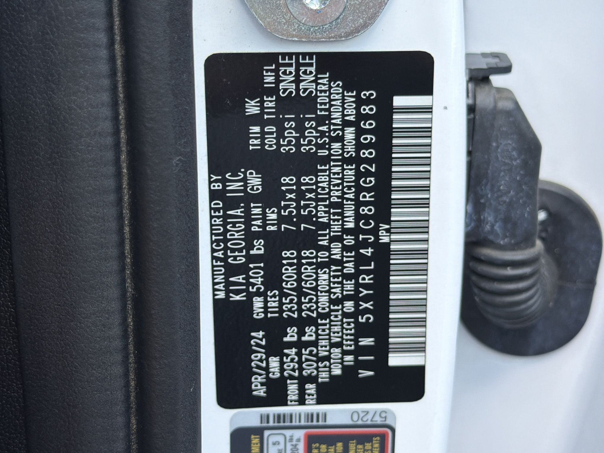 2024 Kia Sorento S