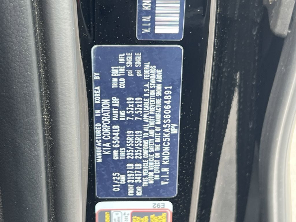 2025 Kia Carnival Hybrid EX