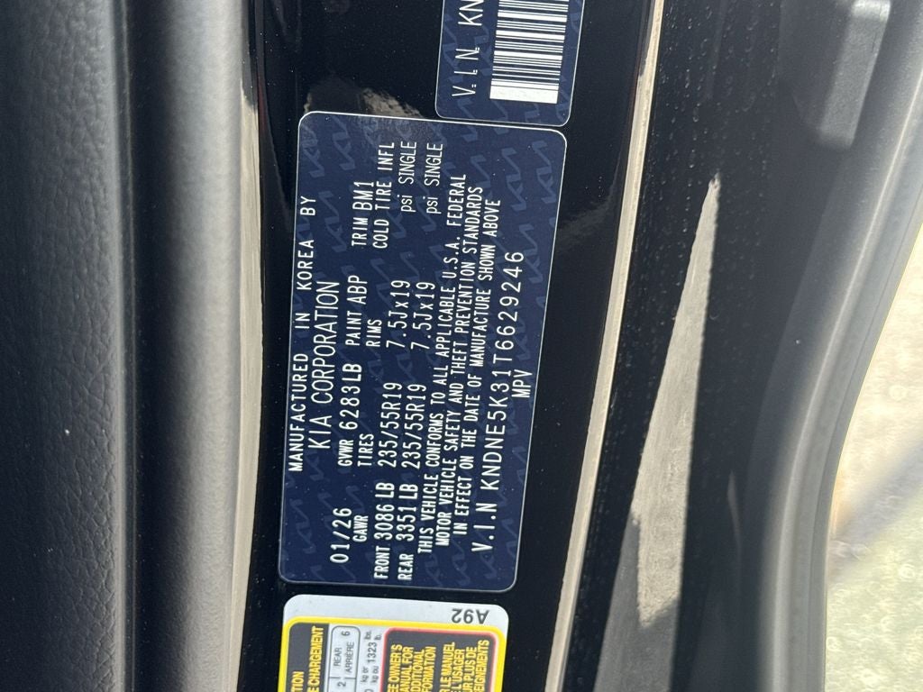 2026 Kia Carnival SX