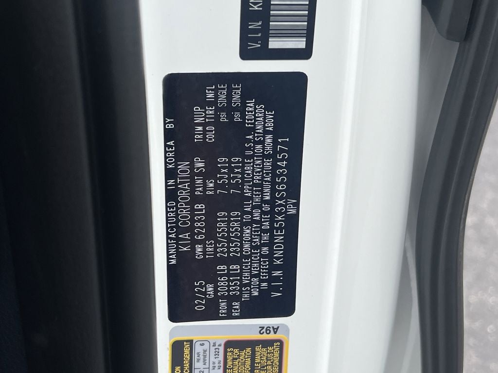 2025 Kia Carnival SX Prestige