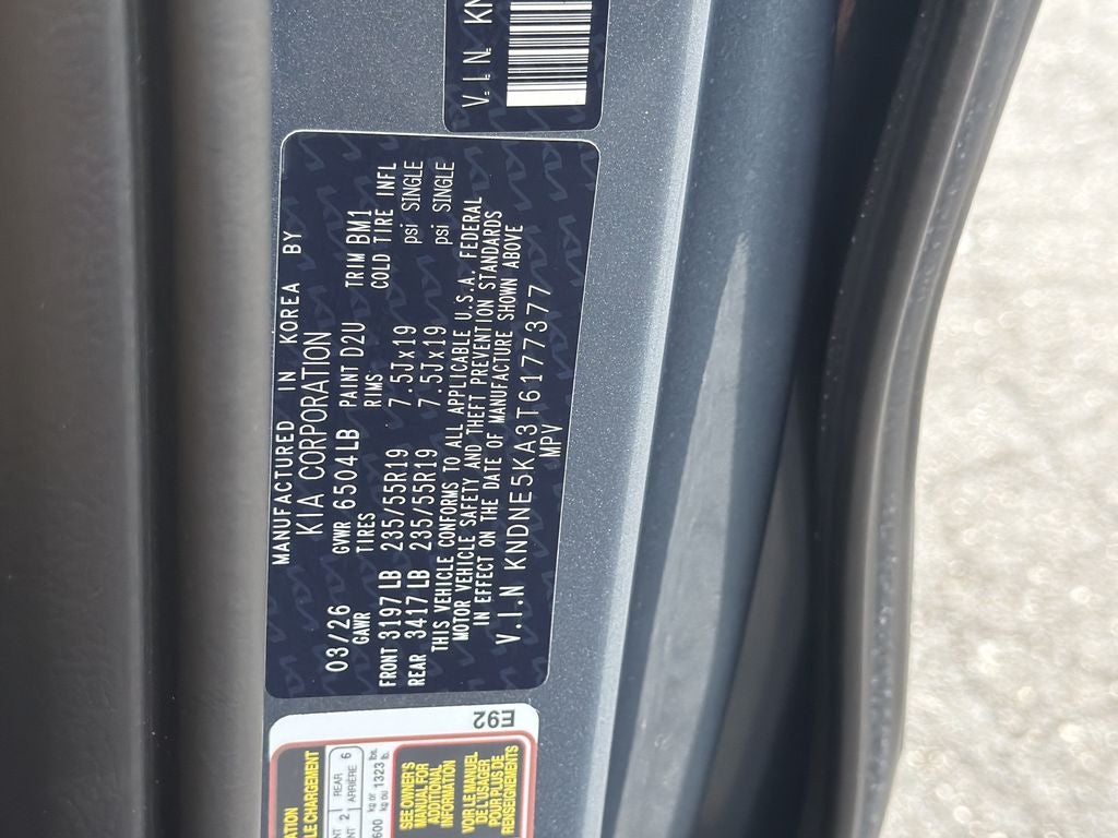 2026 Kia Carnival Hybrid Base