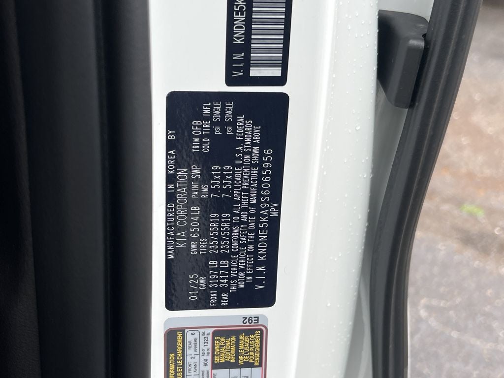 2025 Kia Carnival Hybrid SX