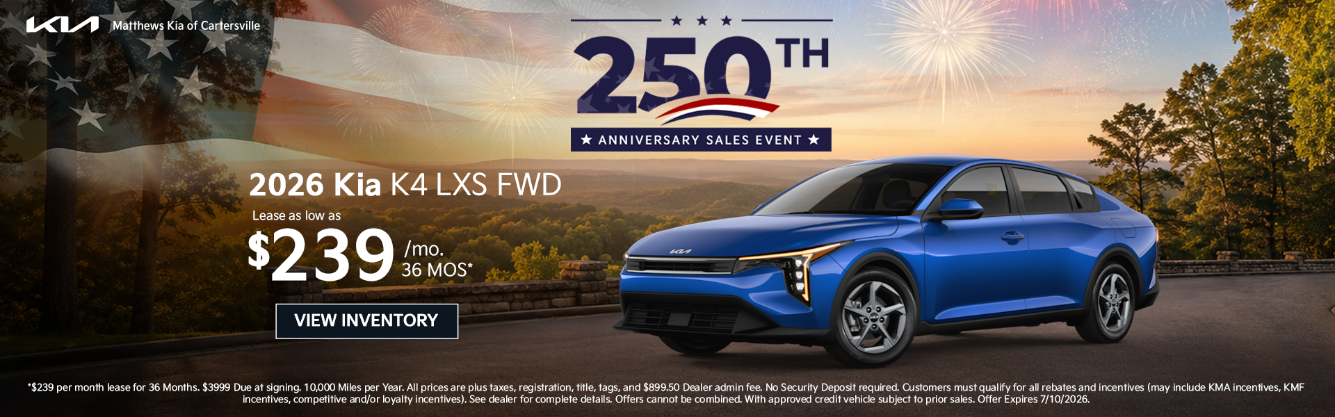 250th Sales Event