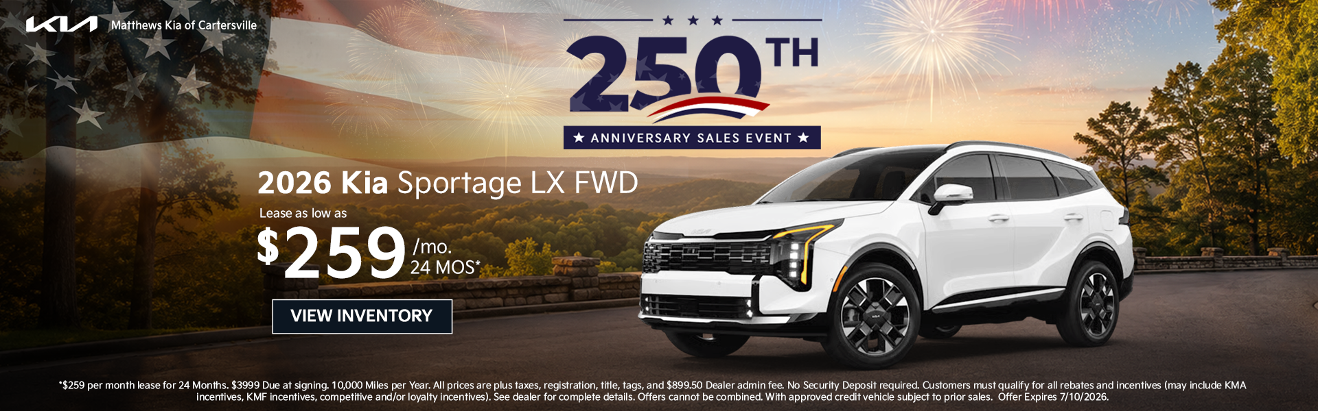 250th Sales Event