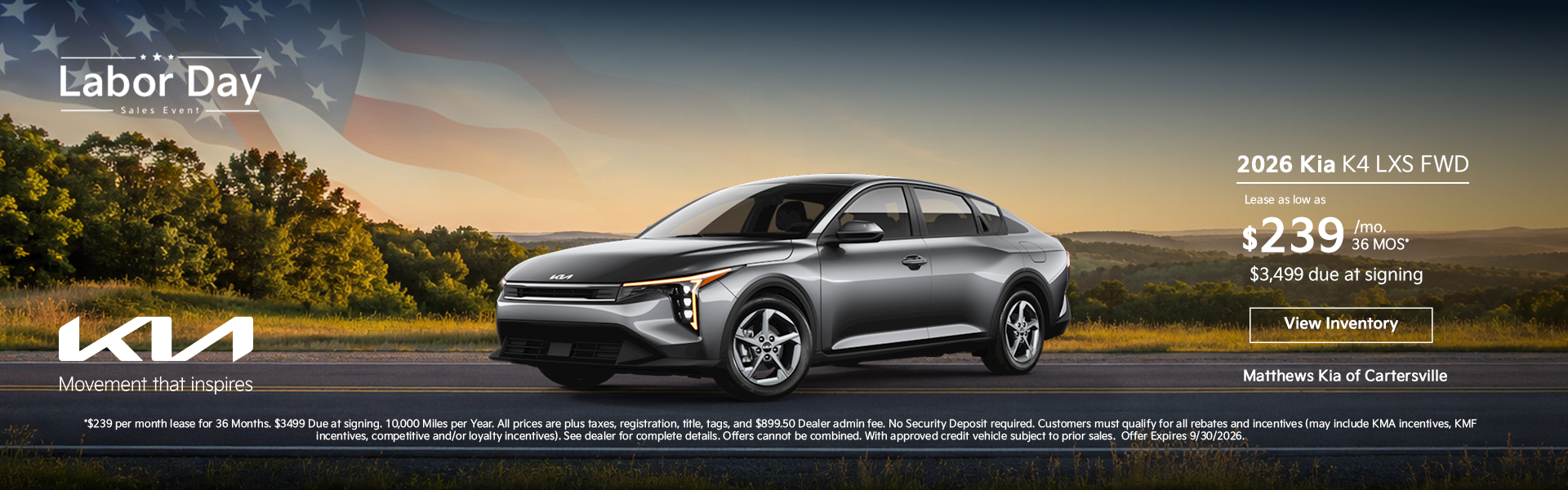 Labor Day Sales Event