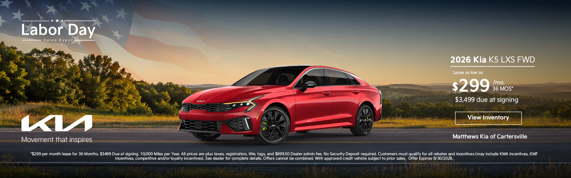Labor Day Sales Event