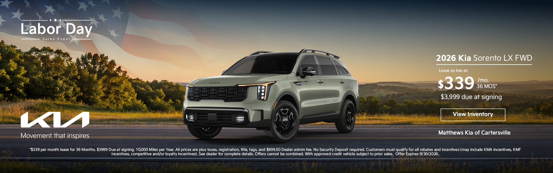 Labor Day Sales Event