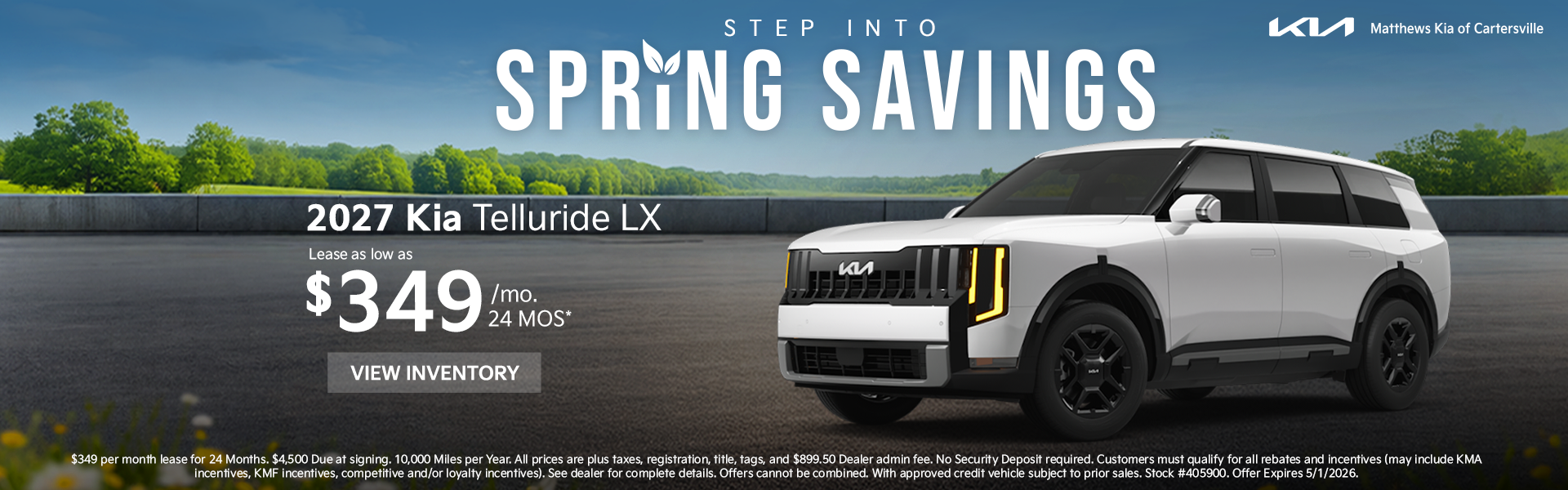 Spring Savings 